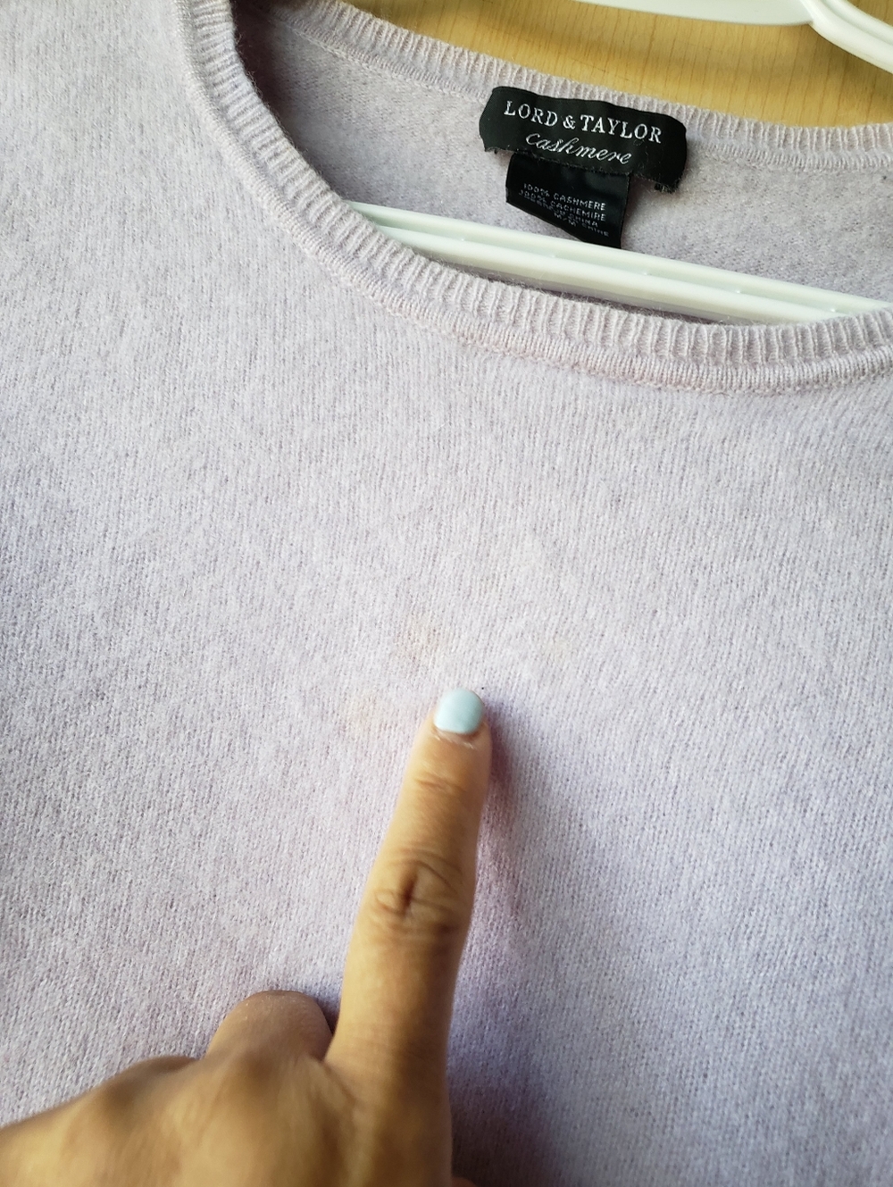 Lord & Taylor Lavender Crewneck Sweater - Women's - Picture 5 of 9